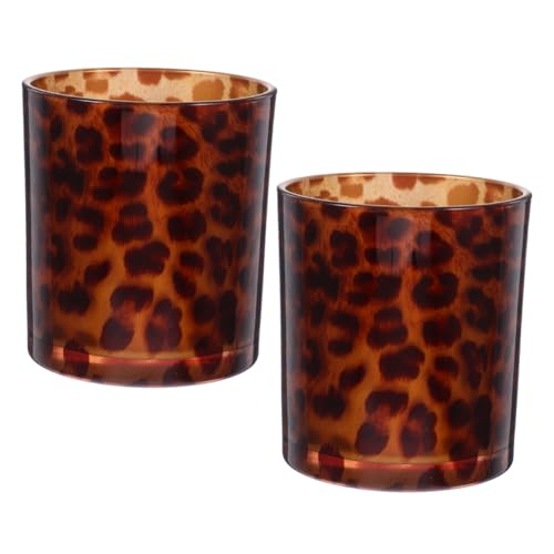 Cabilock 2stücke Glas Teelichthalter Leopard Muster Votivbecher Teelichtständer Vintage Kerzenhalter Für Tischdekoration Zuhause Hochzeit Geburtstag Cabilock 2stücke Glas Teelichthalter Leopard Muster Votivbecher Teelichtständer Vintage Kerzenhalter Für Tischdekoration Zuhause Hochzeit Geburtstag von Cabilock