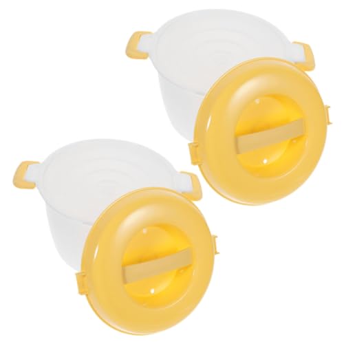 Cabilock 2stücke Mikrowellen-reiskocher Mit Dampfgarer Kleiner Reiskocher Aus Lebensmittelechtem Kunststoff Reiskocherbecher Für Suppen Und Gesunde Gerichte Cabilock 2stücke Mikrowellen-reiskocher Mit Dampfgarer Kleiner Reiskocher Aus Lebensmittelechtem Kunststoff Reiskocherbecher Für Suppen Und Gesunde Gerichte von Cabilock