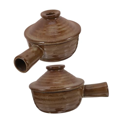 Cabilock 2stücke Mit Deckel Tonsuppenschüssel Mikrowellengeeigneter Behälter Kochen Und Servieren Von Warmen Speisen Suppentopf Kochgeschirr Für Küche Zu Hause Cabilock 2stücke Mit Deckel Tonsuppenschüssel Mikrowellengeeigneter Behälter Kochen Und Servieren Von Warmen Speisen Suppentopf Kochgeschirr Für Küche Zu Hause von Cabilock