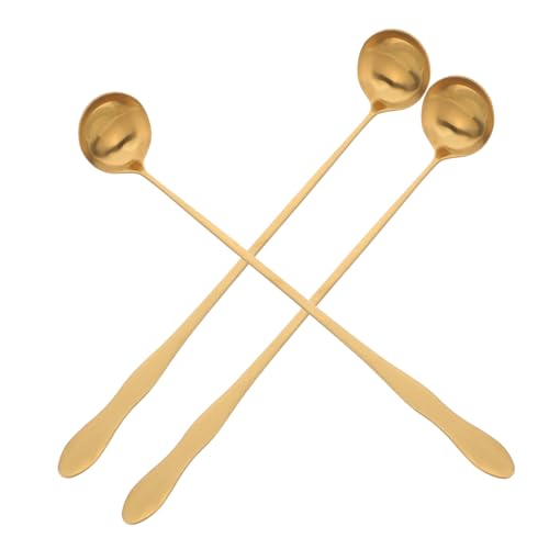 Cabilock 3 STÜCKE Gewürzlöffel mit Langem Griff Teiliges Gourdförmiger Stil Robustes Küchenutensil zum Rühren und Servieren von Kaffee Cocktails Desserts für Restaurant und Haushalt Cabilock 3 STÜCKE Gewürzlöffel mit Langem Griff Teiliges Gourdförmiger Stil Robustes Küchenutensil zum Rühren und Servieren von Kaffee Cocktails Desserts für Restaurant und Haushalt von Cabilock