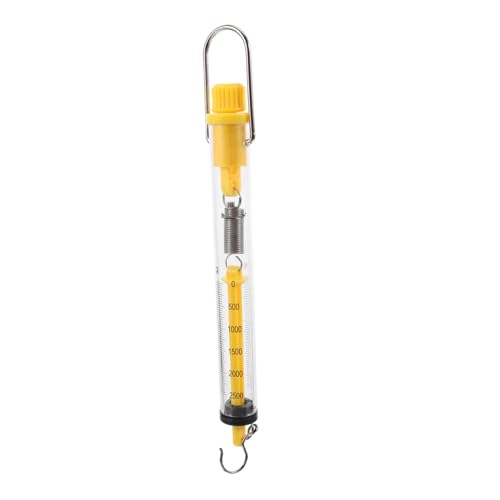 Cabilock 3 Sätze Dynamometer Hängend Haken Kraftmesser Zifferblatt Federwaage Wählen Feder Waage Stärke Federn Frühling Messgerät Mini Skalengramm Labs Federwaage Gelb Plastik 2 Stück * 3 von Cabilock