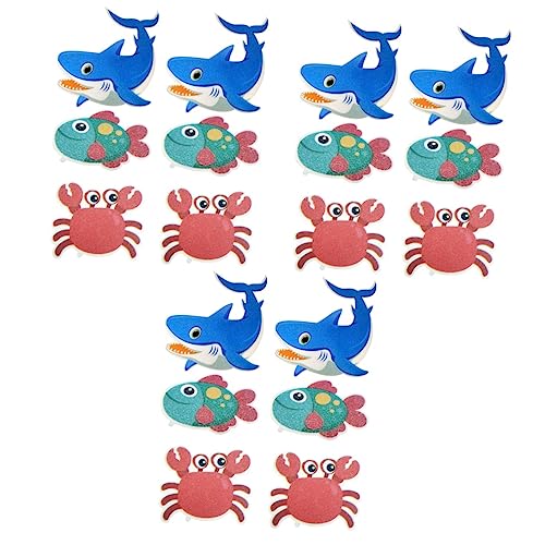 Cabilock 3 Sätze rutschfeste Aufkleber Cartoon Design Mit Meeresbewohnern Dekoration Für Badewanne Und Selbstklebende Peva Fliesenaufkleber 6 Stück * 3 Cabilock 3 Sätze rutschfeste Aufkleber Cartoon Design Mit Meeresbewohnern Dekoration Für Badewanne Und Selbstklebende Peva Fliesenaufkleber 6 Stück * 3 von Cabilock