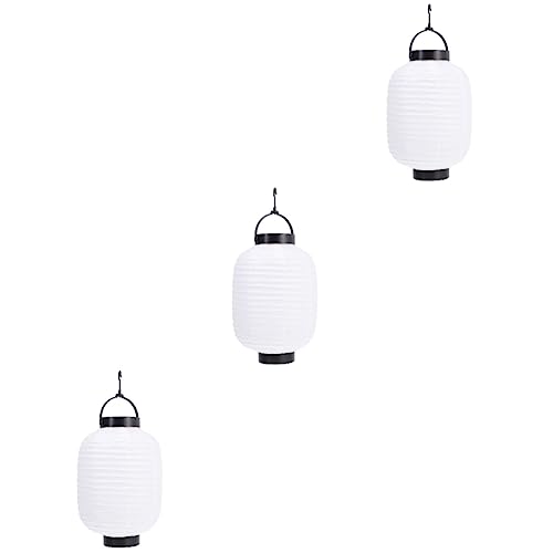 Cabilock 3 Stck Japanische Faltbare Papierlaterne mit LED Licht Umweltfreundlich Durchmesser Höhe Dekorative Hängelampe für Garten Party Hochzeit Wohnzimmer Deko Outdoor Geeignet von Cabilock