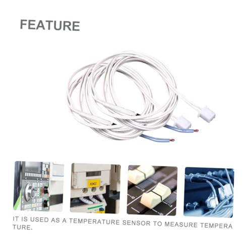 Cabilock 3 Stück 3950 NTC Thermistor Thermistorsensor Heizblock-Thermistor Extruder Thermistor 3d drucker zubehör Hot-End-Thermistor Band NTC-Thermistor 3950 100k-Thermistor Weiß von Cabilock