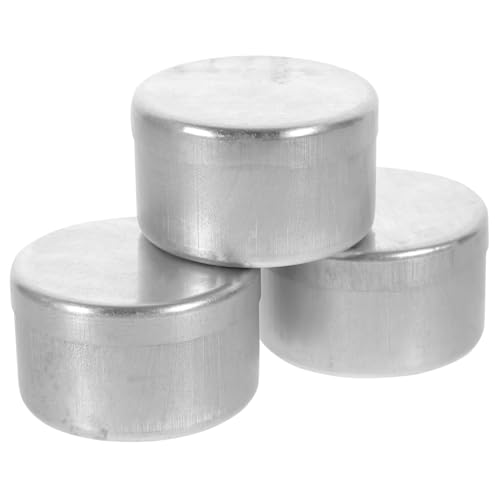 Cabilock 3 Stück Aluminium Probenbehälter Runde Wiegedosen Labor Bodenmessung Wassergehalt Präzises Wiegen Vielseitige Aufbewahrung Cabilock 3 Stück Aluminium Probenbehälter Runde Wiegedosen Labor Bodenmessung Wassergehalt Präzises Wiegen Vielseitige Aufbewahrung von Cabilock