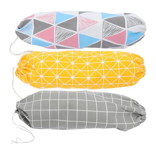 Cabilock 3 Stück Hängetasche Zur Aufbewahrung Von Müllsäcken Tasche Zum Aufhängen Hängende Aufbewahrungsspender Wandhalterung Für Müllsäcke Einkaufstasche Beutel Polyester Baumwolle von Cabilock