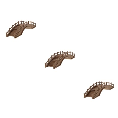 Cabilock 3 Stück Holzbogenbrücke Dekoration für Bonsai Landschaft Robuste Holzfigur für Mikro Garten Realistische Miniaturbrücke Desktop Ornament für Kreative Gestaltung Cabilock 3 Stück Holzbogenbrücke Dekoration für Bonsai Landschaft Robuste Holzfigur für Mikro Garten Realistische Miniaturbrücke Desktop Ornament für Kreative Gestaltung von Cabilock