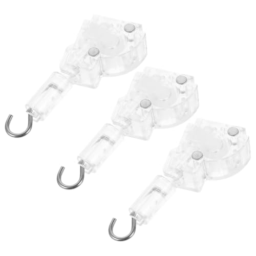 Cabilock 3 Stück Jalousien Neigungsmechanismus mit D Förmigem Haken Ersatzteile für Mini Jalousien Einfache Installation Robustes Material Geeignet für Büro und Schlafzimmer von Cabilock