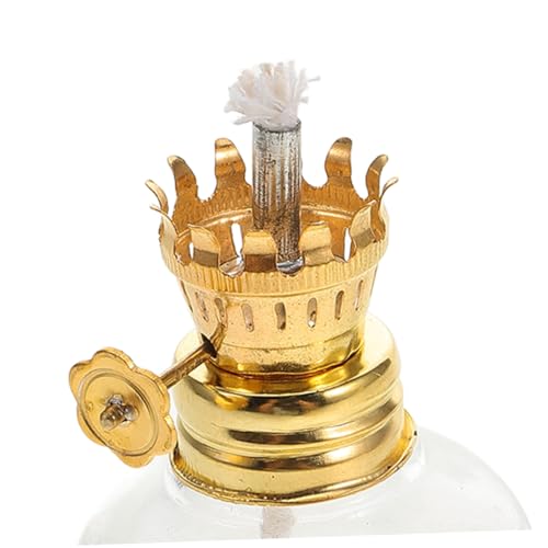 Cabilock 3 Stück Kleine Vintage Öllampe aus Transparentem Winddichte Kerosinlampe mit Goldenem Metallregler Dekorative Laterne für Wohnzimmer Notfallbeleuchtung Höhe Cabilock 3 Stück Kleine Vintage Öllampe aus Transparentem Winddichte Kerosinlampe mit Goldenem Metallregler Dekorative Laterne für Wohnzimmer Notfallbeleuchtung Höhe von Cabilock