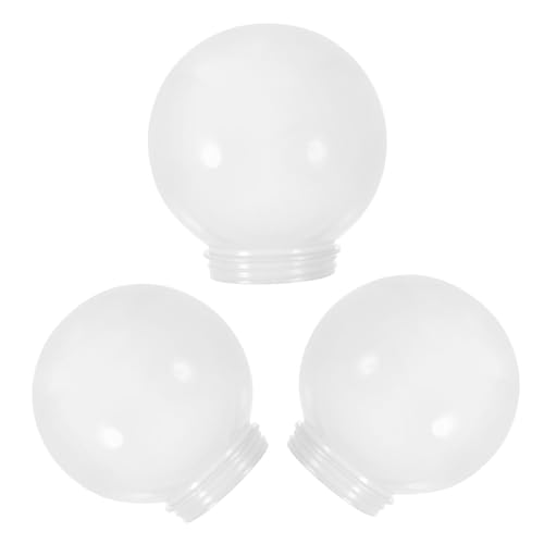 Cabilock 3 Stück Kugel Lampenschirme Opalweiß Ersatz Lampenschirm für Außenwandlampe Wohnzimmer Schlafzimmer Küche Deckenleuchte und Kronleuchter Zubehör Cabilock 3 Stück Kugel Lampenschirme Opalweiß Ersatz Lampenschirm für Außenwandlampe Wohnzimmer Schlafzimmer Küche Deckenleuchte und Kronleuchter Zubehör von Cabilock