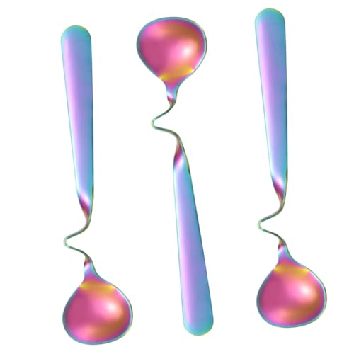 Cabilock 3stücke Edelstahllöffel Mit Gebogenem Griff Dekorative Küchenlöffel Zum Mischen Von Kaffee Und Saft Praktische Dessertlöffel Zum Herausnehmen Cabilock 3stücke Edelstahllöffel Mit Gebogenem Griff Dekorative Küchenlöffel Zum Mischen Von Kaffee Und Saft Praktische Dessertlöffel Zum Herausnehmen von Cabilock