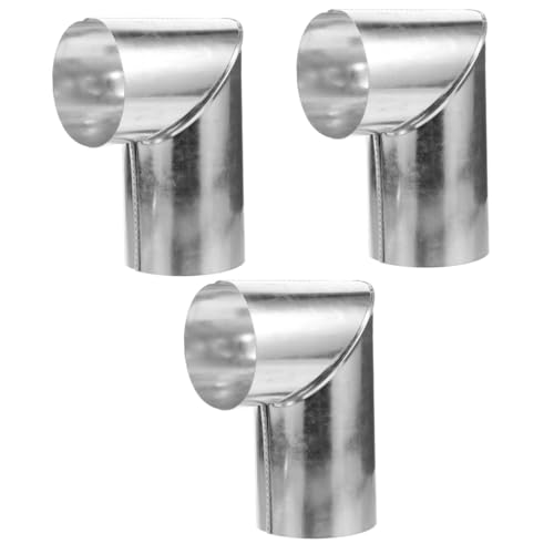 Cabilock 3 Stück Schornrohr Aluminium für Außenkamine Zubehör für Heizöfen und Camping Feuerfester Rauchabzug mit Einfacher Installation Cabilock 3 Stück Schornrohr Aluminium für Außenkamine Zubehör für Heizöfen und Camping Feuerfester Rauchabzug mit Einfacher Installation von Cabilock