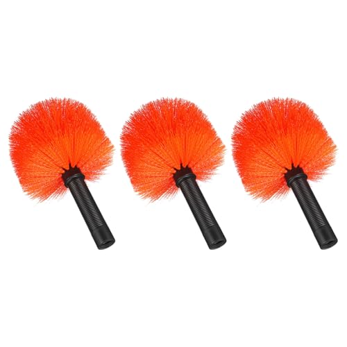 Cabilock 3 Stück Spinnwebenentferner Spinnweben Staubwedel Bürstenkopf Spinnennetz Staubwedel Spinnweben Kopfbürste Besen Bürste Für von Cabilock