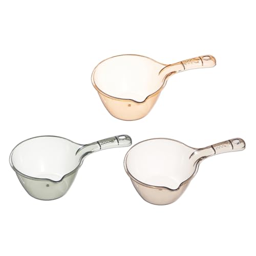 Cabilock 3 Stück Teiliges Dicke Wasserschaufeln für Bad Transparente Wasserlöffel mit Langem Griff für Haushalt Ergonomisches Design zu Reinigen und Platzsparend Cabilock 3 Stück Teiliges Dicke Wasserschaufeln für Bad Transparente Wasserlöffel mit Langem Griff für Haushalt Ergonomisches Design zu Reinigen und Platzsparend von Cabilock