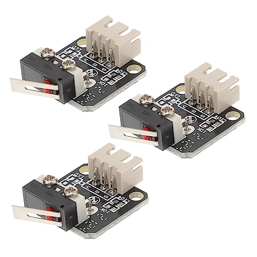 Cabilock 3 Stück Teiliges Drucker Endanschlag Modul mit Mikroschalter Kompakte Einfache Installation Kompatibel mit Ender Ender Pro Zubehör von Cabilock