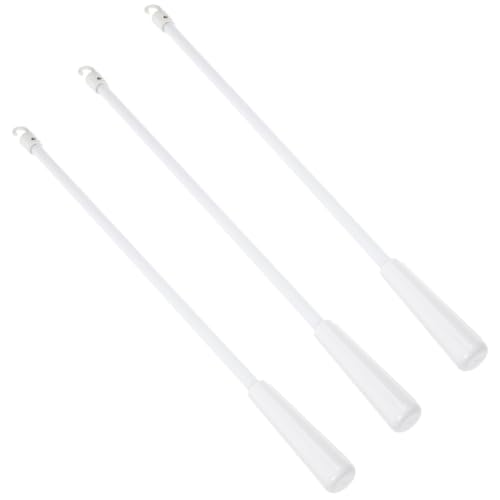 Cabilock 3 Stück Teiliges Gardinenzugstab aus Fiberglas mit Haken Leichter Jalousie Bedienstab für senkrechte Fensterjalousien und Gardinenzubehör Einsetzbar für Innenräume von Cabilock