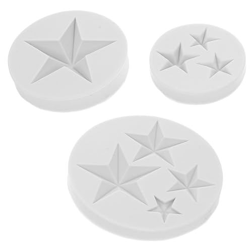 Cabilock 3 Stück Teiliges Stern Silikonform Vielseitige Fondant Form für Schokolade Candy Resin Eiswürfel Pudding und Handgemachte Seife Hitzebeständig Flexibel Antihaftbeschichtet Cabilock 3 Stück Teiliges Stern Silikonform Vielseitige Fondant Form für Schokolade Candy Resin Eiswürfel Pudding und Handgemachte Seife Hitzebeständig Flexibel Antihaftbeschichtet von Cabilock