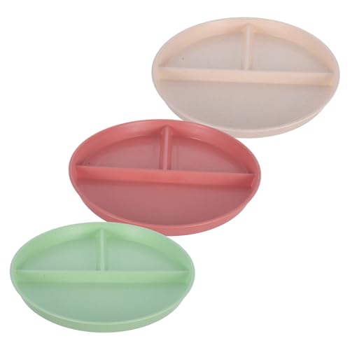 Cabilock 3 Stück Teiliges Unterteilte Servierplatten mit Fächern Wiederverwendbare Portionskontroll Teller für Erwachsene Vielseitig Einsetzbar für Snacks Frühstück Picknick Cabilock 3 Stück Teiliges Unterteilte Servierplatten mit Fächern Wiederverwendbare Portionskontroll Teller für Erwachsene Vielseitig Einsetzbar für Snacks Frühstück Picknick von Cabilock