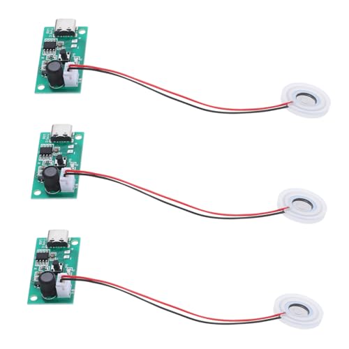 Cabilock 3stücke Zerstäubungsmodul Für USB-luftbefeuchter Ersatzteil Für Nebelgeräte Inklusive Leiterplatte Und Zerstäubungsscheiben Für DIY-projekte Und Aromatherapie-anwendungen von Cabilock