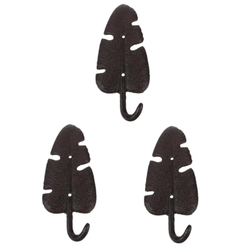 Cabilock 3 Stück Vintage Gusseisen Wandhaken im Federdesign Kreativer Kleiderhaken für Bad Garderobe und Türen Installieren Schrauben für Amerikanischen Stil Cabilock 3 Stück Vintage Gusseisen Wandhaken im Federdesign Kreativer Kleiderhaken für Bad Garderobe und Türen Installieren Schrauben für Amerikanischen Stil von Cabilock