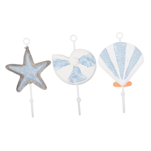 Cabilock 3 Stück Wandhaken aus im Mediterranen Stil Robuste Garderobenhaken mit Design für Handtücher Kleidung Bad und Flur Vielseitige Wandmontage Dekorative Metallhaken Cabilock 3 Stück Wandhaken aus im Mediterranen Stil Robuste Garderobenhaken mit Design für Handtücher Kleidung Bad und Flur Vielseitige Wandmontage Dekorative Metallhaken von Cabilock