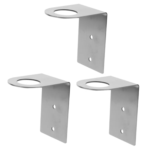 Cabilock 3 Stück Wandhalterung für Seifenspender Selbstklebender Badezimmer Seifenhalter ohne Bohren Eleganter mit Minimalistischem Design Geeignet für Duschgel und Handseife von Cabilock