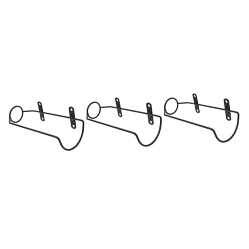 Cabilock 3 Stück Wandmontierter Weinflaschenhalter aus Metall Stilvoller und Platzsparender Weinständer für Wand Erweiterungsschläuchen zur Präsentation von Rotweinflaschen Dekoration für von Cabilock