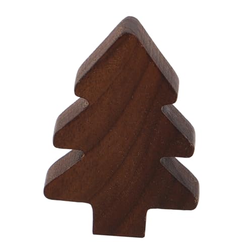 Cabilock 3 Stück Weihnachtsbaum Schrankgriffe aus Holz Kinderfreundliche Schubladenknöpfe Sichere Einfach zu Installierende Möbelgriffe für Kommoden Kleiderschränke Festliche von Cabilock