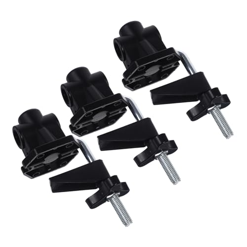 Cabilock 3 Stücke Tischlampen Clips aus Aluminiumlegierung Halterung für Tischlampen mit Fester Basis für Einsatz zu Hause Wohnheimen oder Geschäften von Cabilock