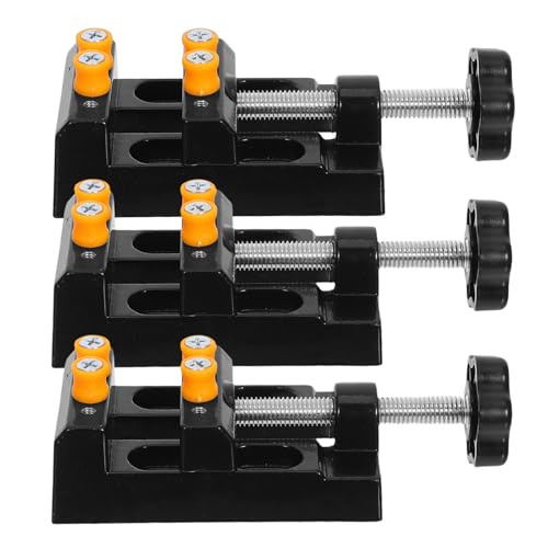 Cabilock 3 stücke Mini Flache Klemme Mini Bank Schraubstock Klemme Öffnung Parallel Tisch Schraubstock Für Uhr Reparatur Skulptur Handwerk Schmuck Diy Carving werkzeug von Cabilock