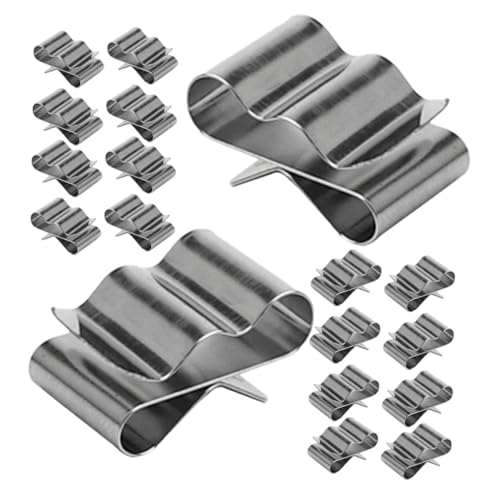 Cabilock 30 Stück Teiliges Solar Kabelclips Edelstahl Kabelklemmen Witterungsbeständig Einfache Montage für Solarmodule Geeignet für Mm² Photovoltaik Kabelmanagement Langlebige Befestigung von Cabilock