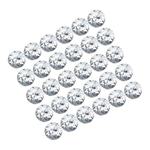 Cabilock 30 Stück Teiliges Transparente Acryl dekoknöpfe mit Funkelnden Strass Elementen Elegante Möbelnägel für Sofas Betten und Wanddekoration Einfache Montage Vielseitig Einsetzbar im von Cabilock