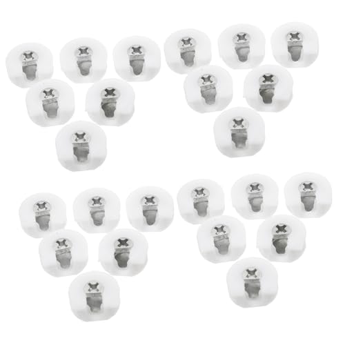 Cabilock 30 Stück Teiliges Transparente Kunststoff Regalbodenträger für Schränke und Kleiderschränke Versteckte Einlegebodenhalter Stabiler Halt für Verstellbare Einlegeböden Einfache von Cabilock