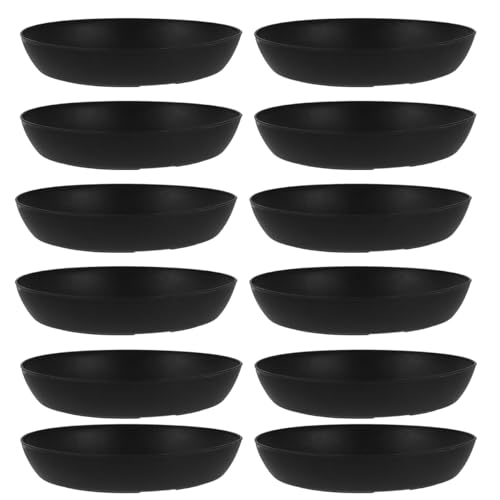 Cabilock 30 Stücke Pflanzenuntersetzer Blumentopf Untersetzer Runde Pflanztopf Unterteller Pflanzkübel Untersetzer Kunststoff Pflanzen Untertopf Kleine Untertasse 11x11 cm von Cabilock