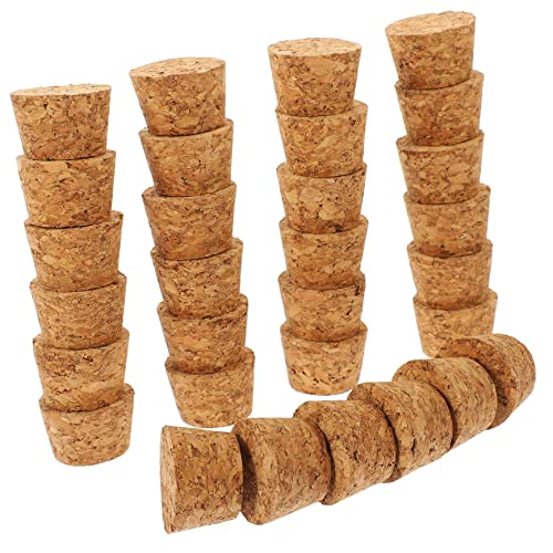 Cabilock Cork Bottle Stoers 30 Stück Naturholzkorken 26x21x20mm Weinflasche Zum Verschließen von Cabilock