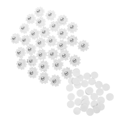 Cabilock 32 Stück Selbstklebende Möbelrollen Drehbare Leise Universalrollen Für Aufbewahrungsboxen Möbelgeräte Schwerlast Weiß Cabilock 32 Stück Selbstklebende Möbelrollen Drehbare Leise Universalrollen Für Aufbewahrungsboxen Möbelgeräte Schwerlast Weiß von Cabilock