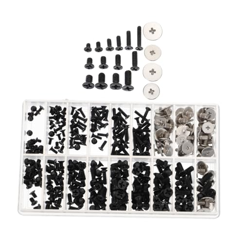 Cabilock 360 Stück Teiliges Schrauben Flacher Kopf Rostfreie Maschinenschrauben für Computer Elektronik Reparatur Vielseitig Langlebig und Wiederverwendbar Cabilock 360 Stück Teiliges Schrauben Flacher Kopf Rostfreie Maschinenschrauben für Computer Elektronik Reparatur Vielseitig Langlebig und Wiederverwendbar von Cabilock