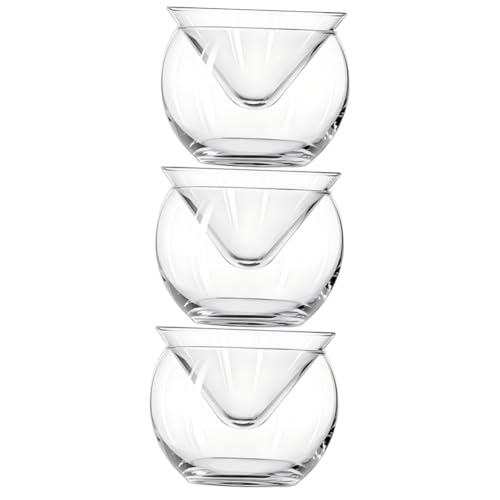 Cabilock 3sätze -cocktail Und Salatschalen Mit Eisbehälter Dreieckige Transparente Doppellagige Schüssel Für Frische Snacks Desserts Obst Und Für Partys Und Buffets Cabilock 3sätze -cocktail Und Salatschalen Mit Eisbehälter Dreieckige Transparente Doppellagige Schüssel Für Frische Snacks Desserts Obst Und Für Partys Und Buffets von Cabilock