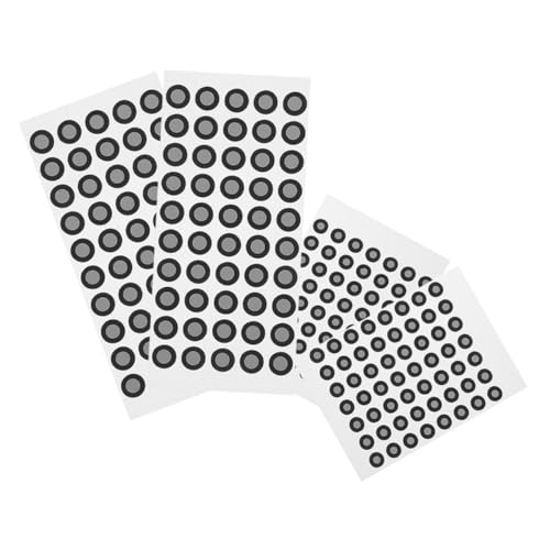 Cabilock 4 Blätter Scan reflektierende Positionierungsziele Marker Aufkleber für Handscanner Kompatibel mit Shining Industrie Medizin Animation 3D Scan Aufkleber von Cabilock