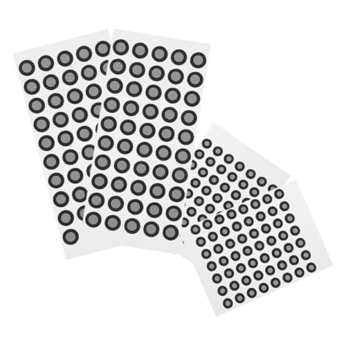 Cabilock 4 Blätter Scanner Marker Positionierungsziele mit Schwarzen Reflektierenden Aufklebern Diffuse Tracking punkte für Präzises Optisches Scannen Kompatibel mit Shining Handscanner von Cabilock