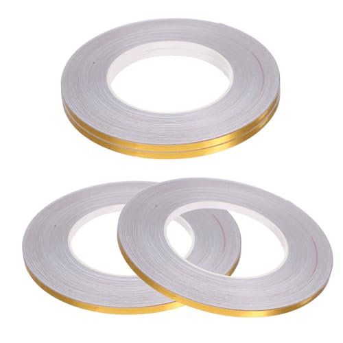 Cabilock 4 Rollen Goldfarbenes Selbstklebendes Dichtungsband Wasserdichtes abdeckband für Küchenfugen Bodenfliesen Spiegelnde Oberfläche Langlebige Versiegelung von Cabilock