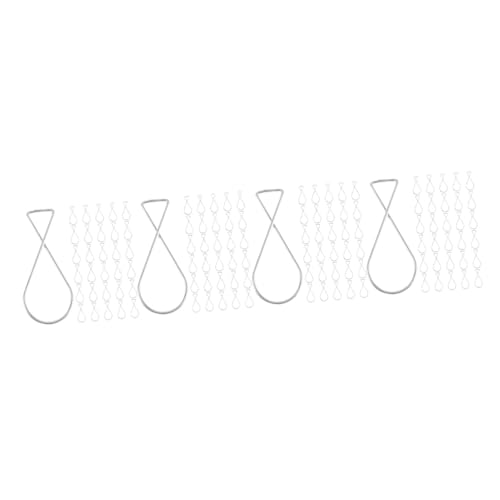 Cabilock 4 Sätze Deckenhaken Clips Aus Rostfreiem Metall Schwerlastfähige Haken Für Abgehängte Decken Zum Aufhängen Von Schildern Postern Kunstwerken Und Lichtern Ohne Bohren 100 Stück * 4 Cabilock 4 Sätze Deckenhaken Clips Aus Rostfreiem Metall Schwerlastfähige Haken Für Abgehängte Decken Zum Aufhängen Von Schildern Postern Kunstwerken Und Lichtern Ohne Bohren 100 Stück * 4 von Cabilock
