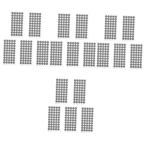 Cabilock 4 Sätze Reflektierende Markierungspunkte Für Scanner Hochreflektierende Film Marker Für Präzise Verfolgung Scanning Langlebig Einfach Anwendung 5 Blätter * 4 von Cabilock