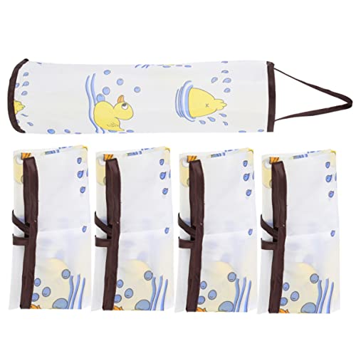 Cabilock 4 Stück An Der Wand Befestigte Aufbewahrungstasche Aufbewahrungstaschen Organisation Wand-müllbeutel-Tasche Im Freien Müllsack-Organizer Mülltüten-Organizer Hängend Polyester von Cabilock