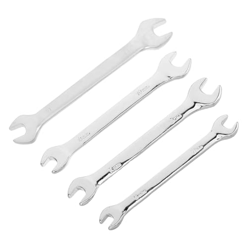 Cabilock 4 Stück Doppelköpfiger Offener Schraubenschlüssel Offenes Ende Auffälliger Schraubenschlüssel Dual-purple-spanner Doppelmaulschlüssel Autoschlüssel Silber Chrom-vanadium-stahl Cabilock 4 Stück Doppelköpfiger Offener Schraubenschlüssel Offenes Ende Auffälliger Schraubenschlüssel Dual-purple-spanner Doppelmaulschlüssel Autoschlüssel Silber Chrom-vanadium-stahl von Cabilock