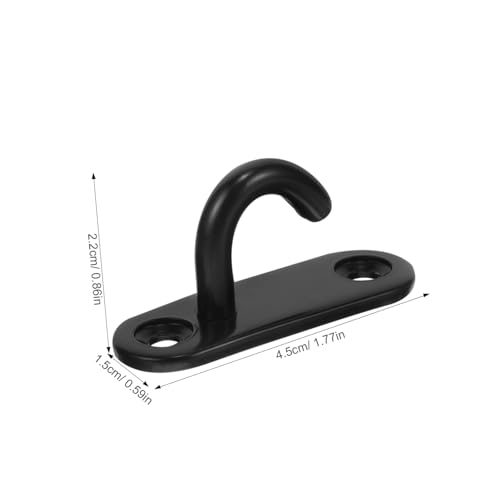 Cabilock 4 Stück Edelstahl U Haken Pad Eye Plate Decken und Wandbefestigung Rostfrei Vielseitig für Hängelampen Boxsäcke Hängesessel Innen und Außen Einfach zu Montieren von Cabilock