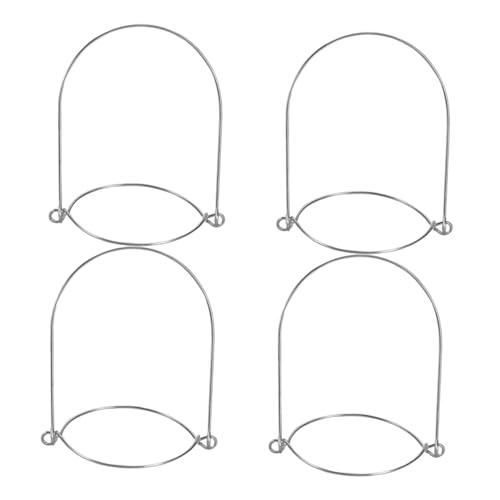 Cabilock 4 Stück Einmachglas Griff Schlüsselhalter Aus Metall Drahtglasbügel Einmachglas Zubehör Drahtgriffe Pint-glas-aufhänger Glashaken Silber Rostfreier Stahl von Cabilock