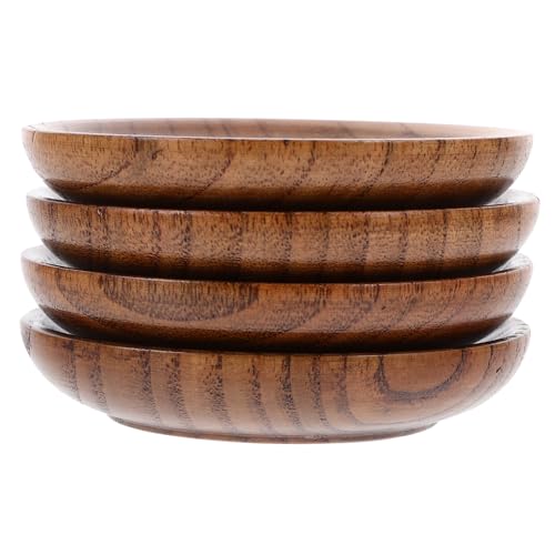 Cabilock 4stücke Holz Schalen Für Küche Servierschalen Für Gewürze Ölschalen Zuckerschalen Essigschalen Kleine Runde Schalen Vielseitig Einsetzbar Für Restaurants Catering Und von Cabilock