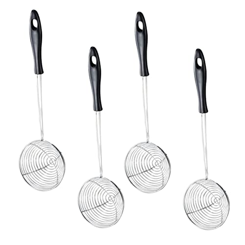 Cabilock 4 Stück Hot Pot Sieb Löffel Küchensieb für Heiße Flüssigkeiten Lebensmittelechtes Material Feines Loch Design für Fondue und Frittieren Cabilock 4 Stück Hot Pot Sieb Löffel Küchensieb für Heiße Flüssigkeiten Lebensmittelechtes Material Feines Loch Design für Fondue und Frittieren von Cabilock