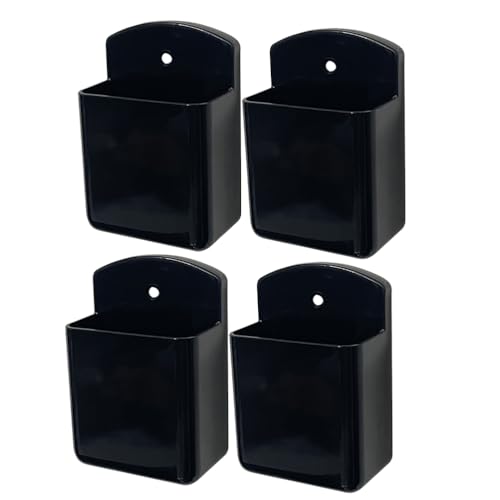 Cabilock 4 Stück Klimaanlage Wandbox Büro Wand Organizer Kunststoff Deckenventilator Fernbedienung Halter Wandspeicher Organizer Ladeständer Organizer Aufbewahrungsbox Stifthalter von Cabilock